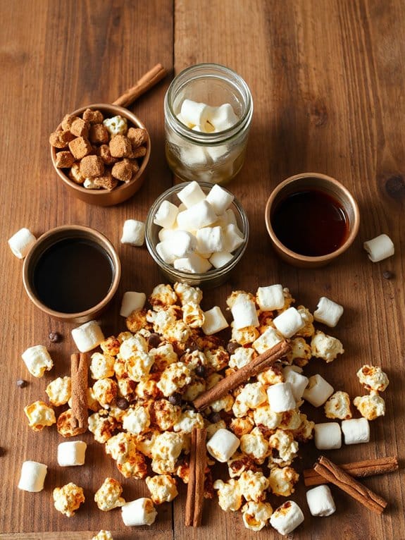 s mores popcorn campfire delight
