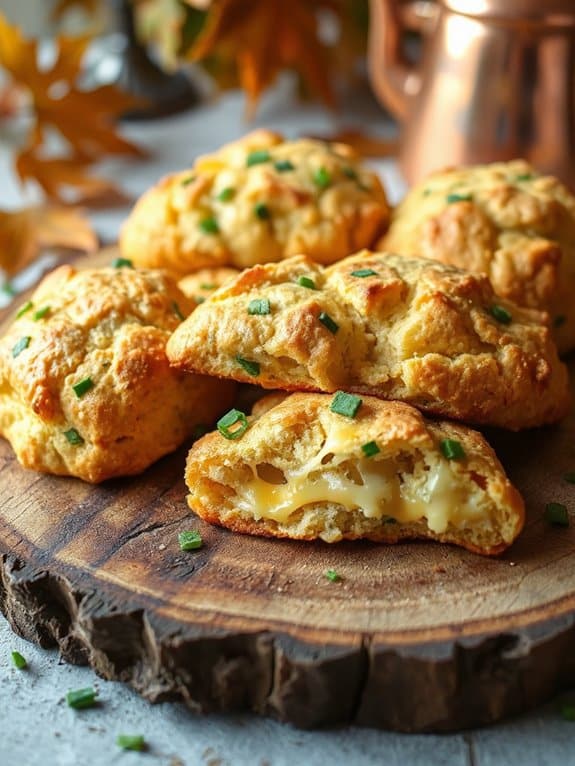 savory cheddar chive scones