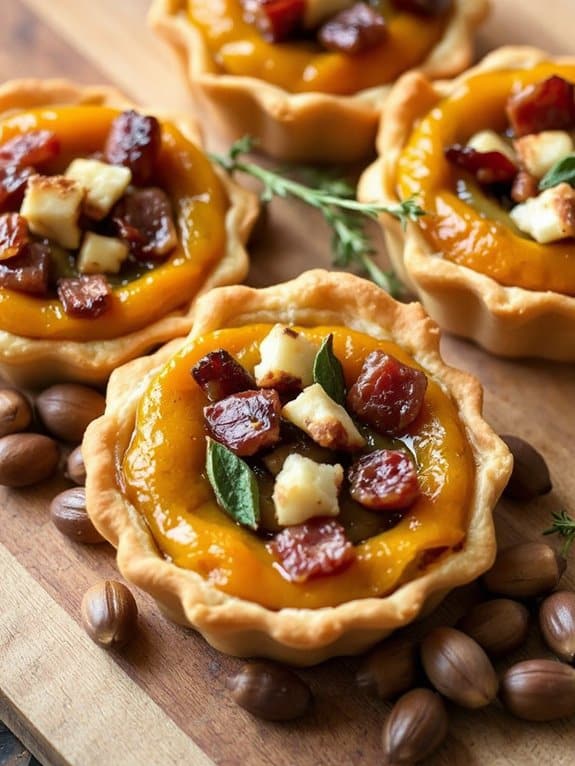 savory pumpkin tart recipe