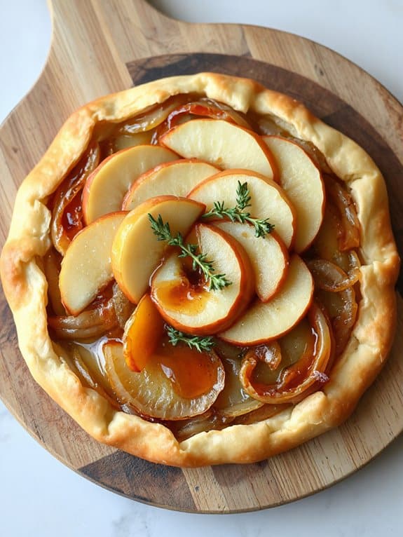 savory sweet autumn tart