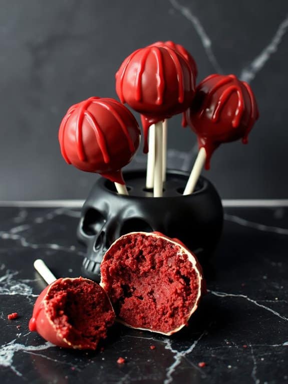 sinister halloween cake pops