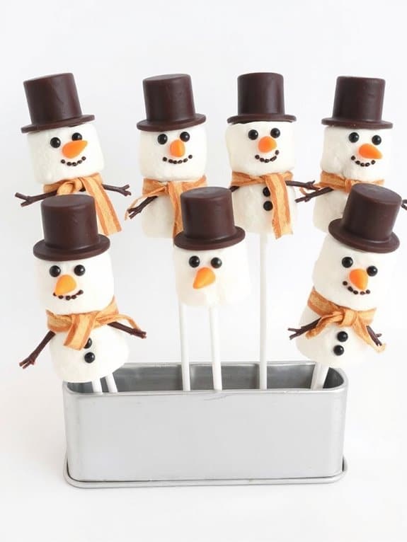 snowman marshmallow treats recipe