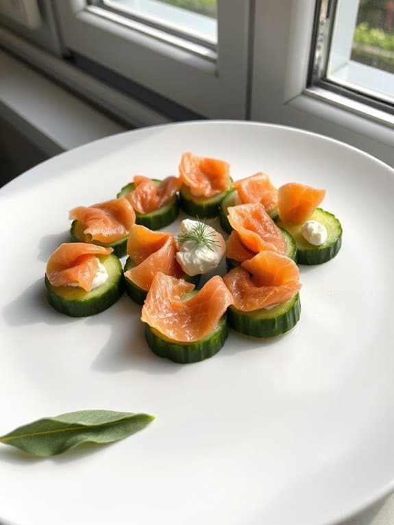 sophisticated smoked salmon bites