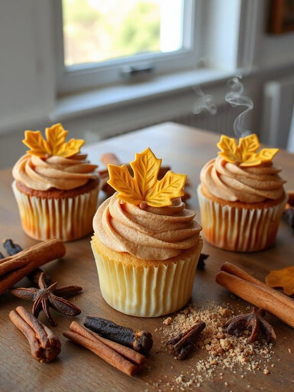 spice infused fall cupcakes delight