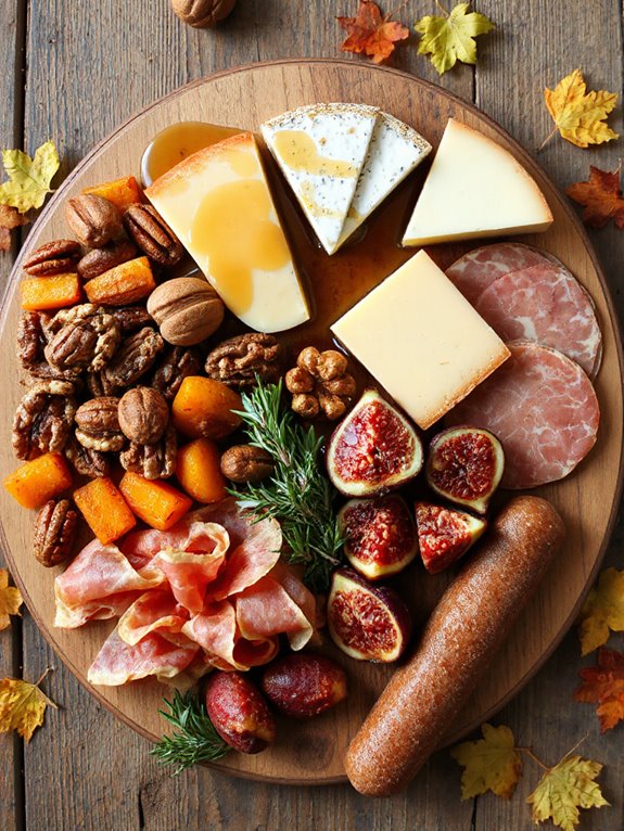 spiced nuts and dried fruits