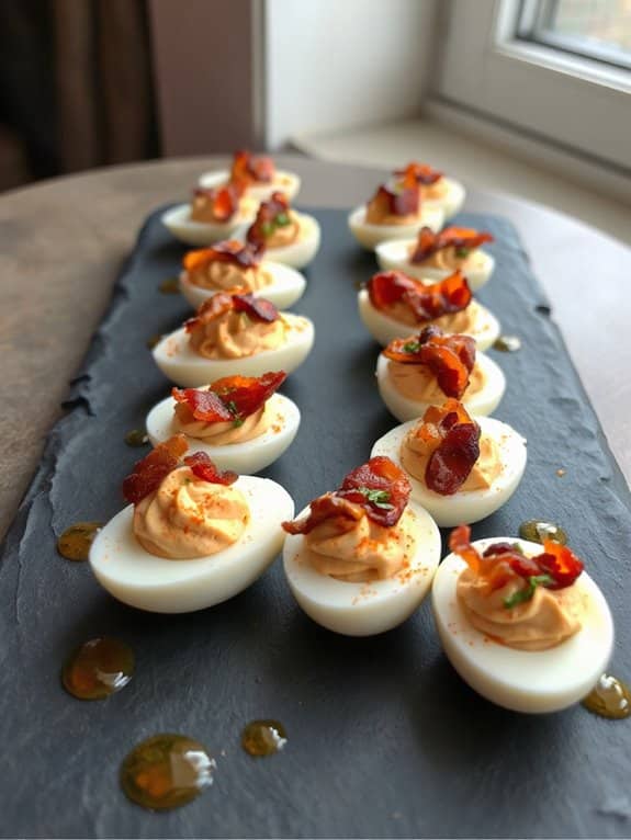 spicy deviled eggs recipe