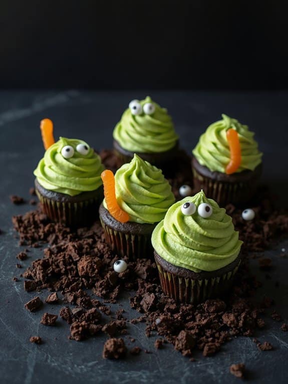 spooky cupcake toppings delight