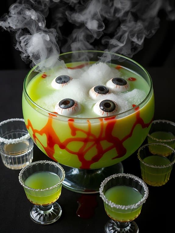 spooky halloween eyeball punch