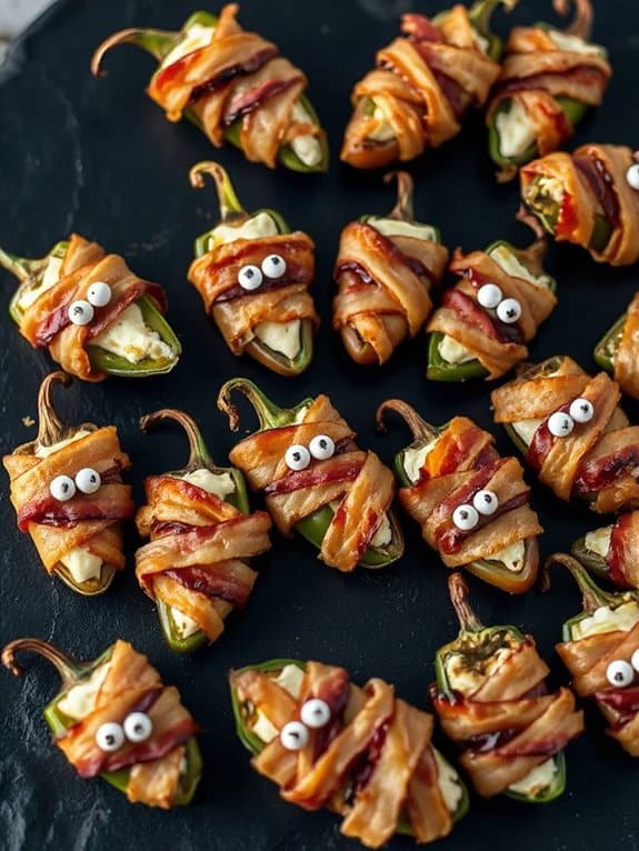 spooky spicy jalape o snacks