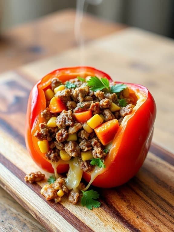 stuffed bell peppers delight
