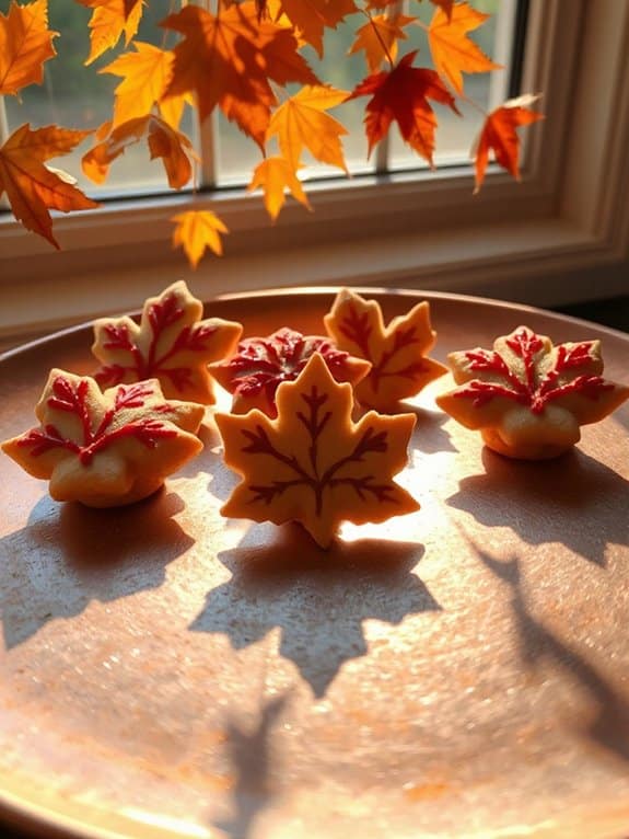 sunset themed cookie decorating
