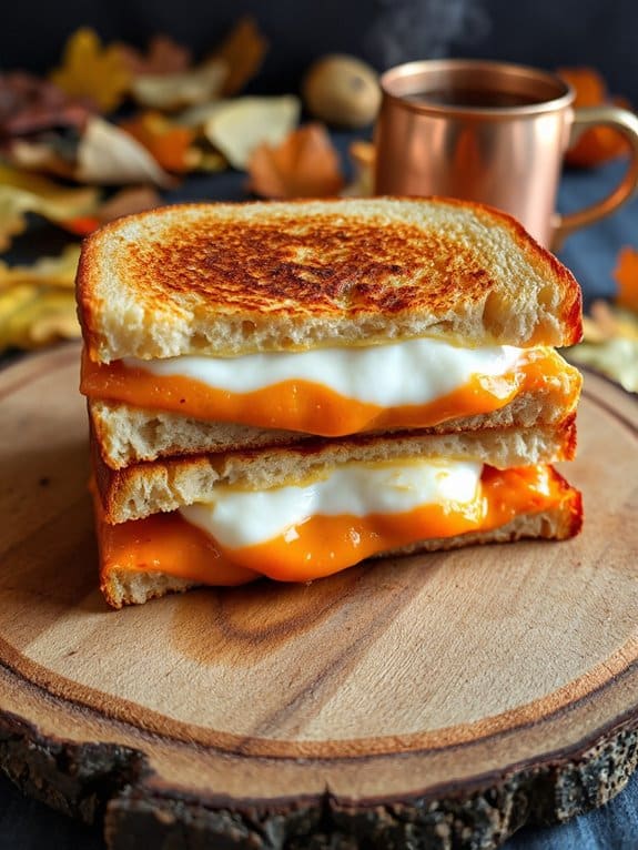 sweet potato marshmallow grilled cheese