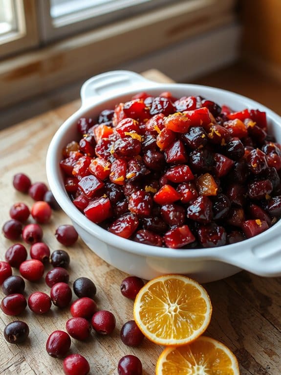 thanksgiving cranberry orange relish
