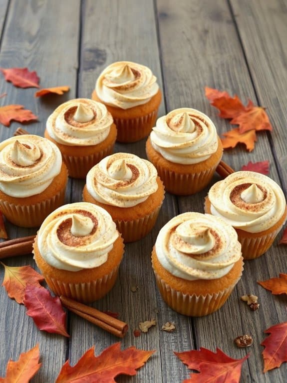 thanksgiving inspired sweet cupcakes