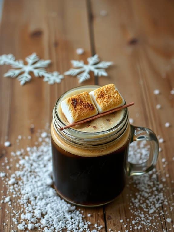 toasted marshmallow coffee delight