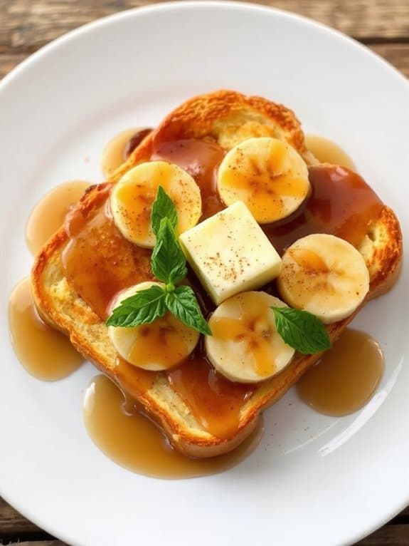 tropical banana french toast