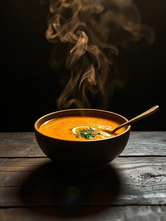 velvety carrot ginger soup