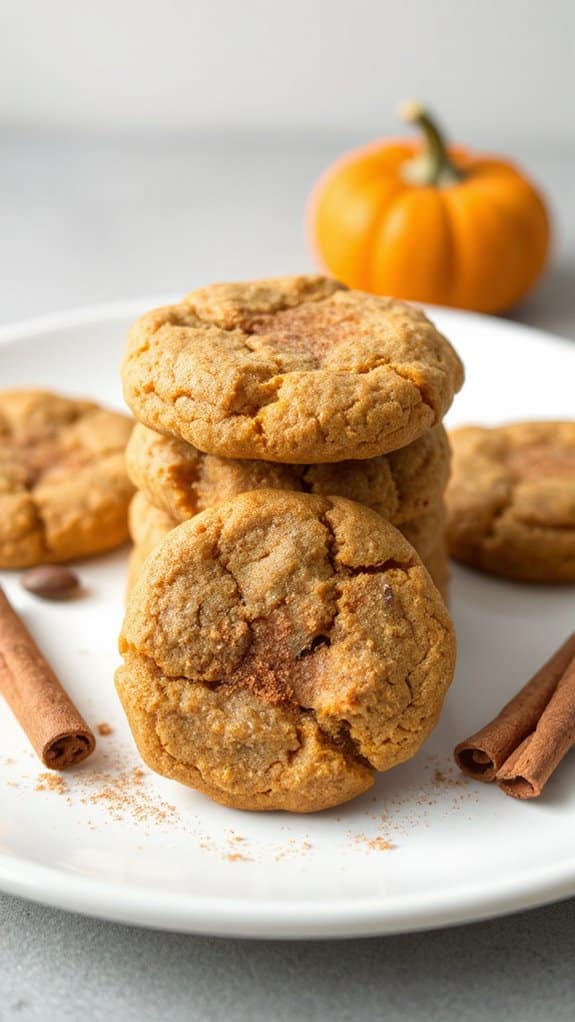 warm pumpkin cookies await