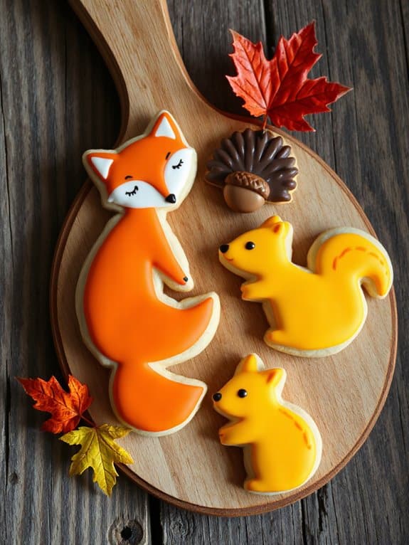 whimsical woodland cookie designs