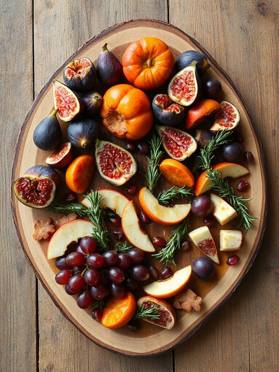 whimsical woodland fruit display