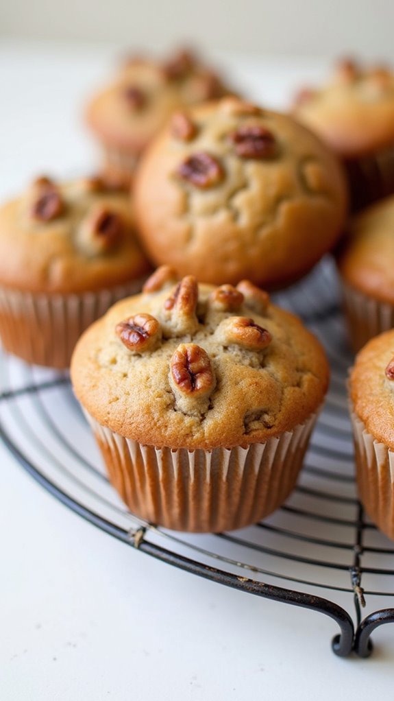 bake banana nut muffins