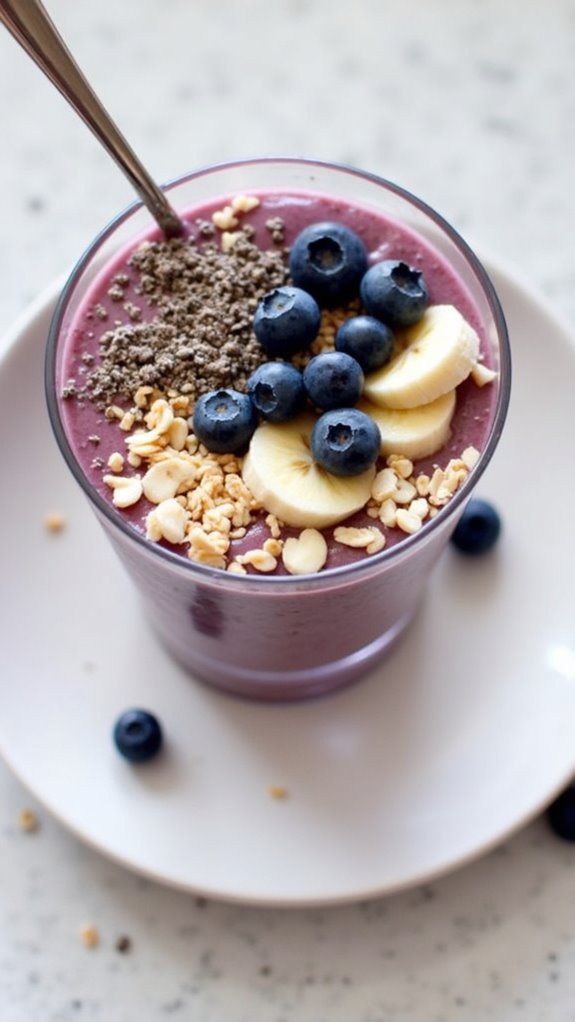 blueberry smoothie bowl delight