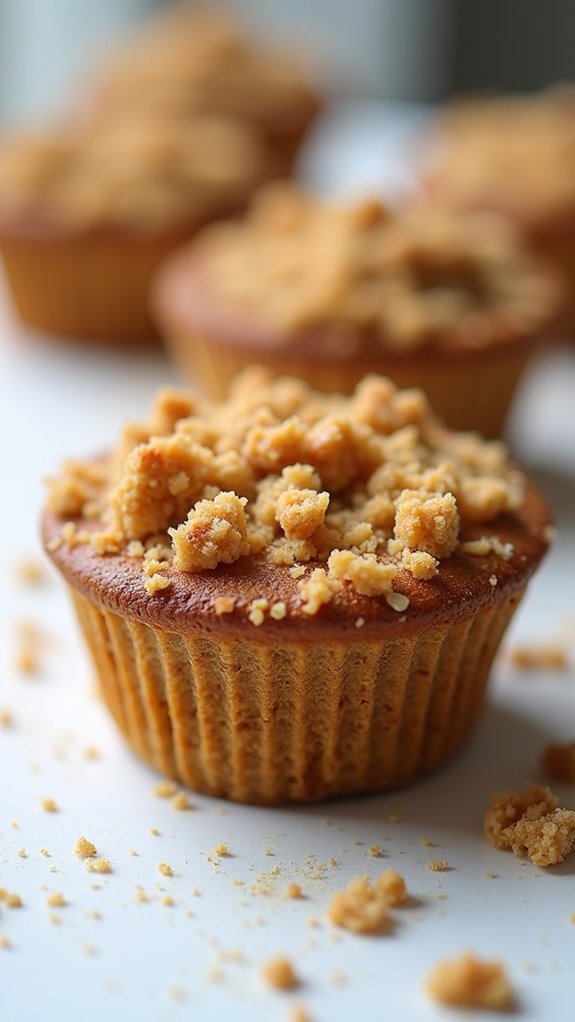 crunchy streusel topping added