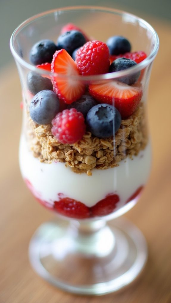 delicious granola parfait enjoyment