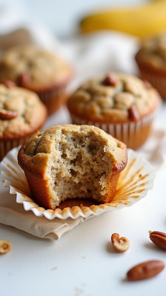 delightful banana nut muffins