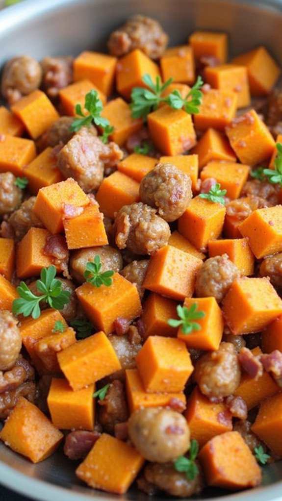 enhance your sweet potato hash