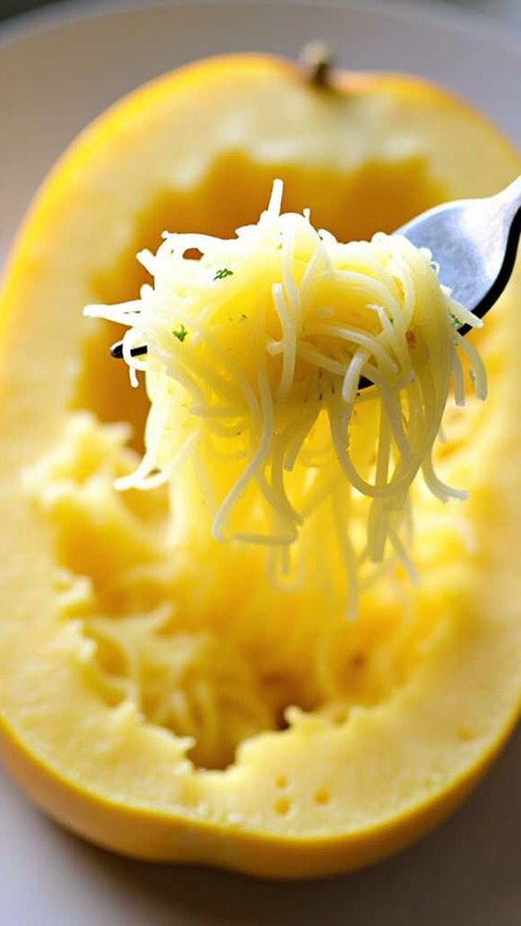 enjoying squash noodle dishes