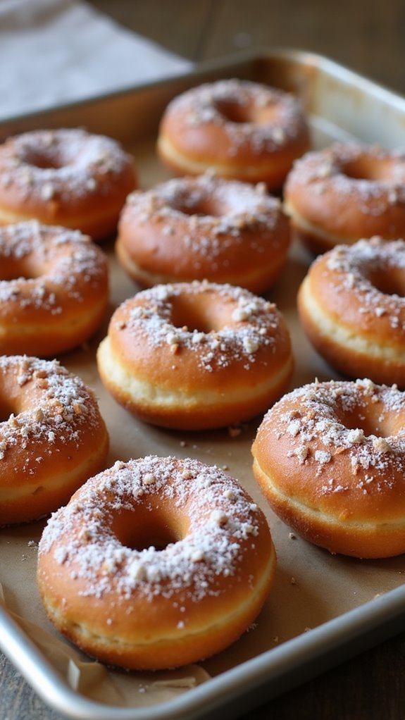 frying donuts to perfection