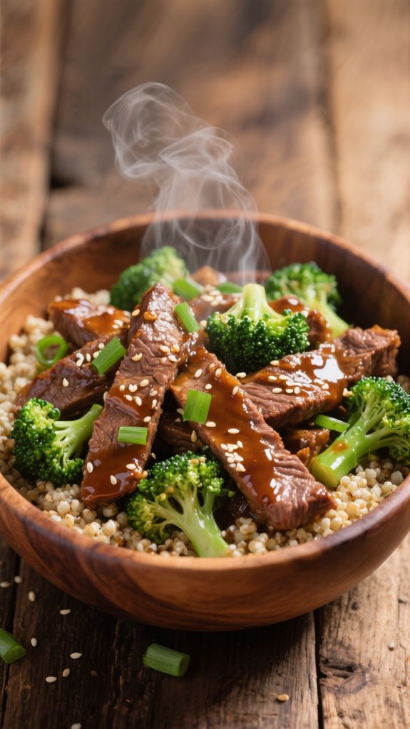 healthy spicy beef stir fry