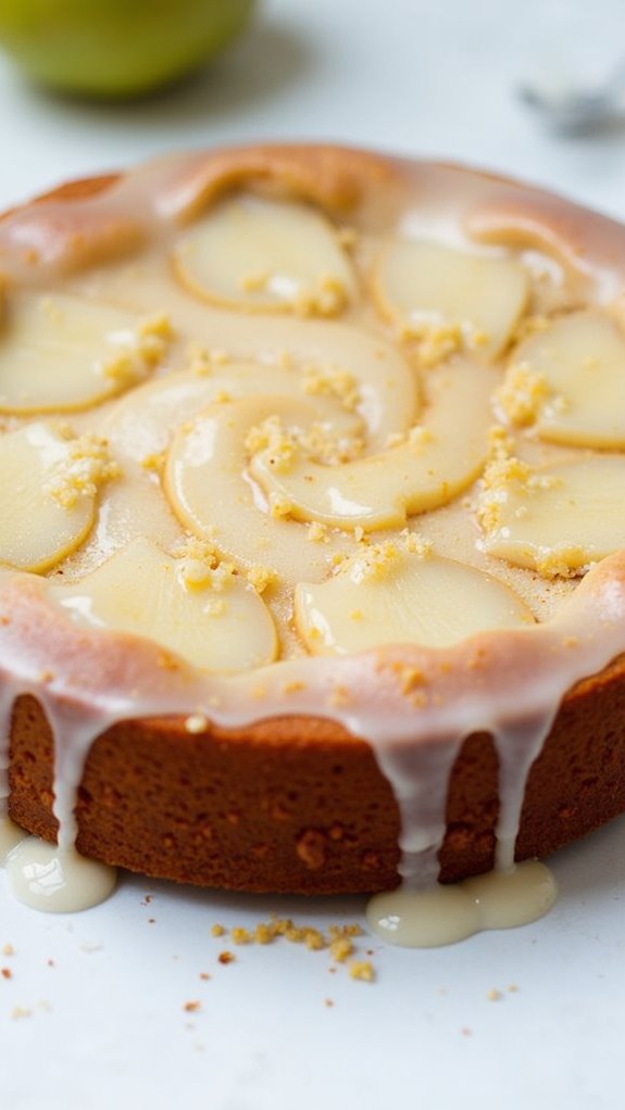 prepping bundt cake pan