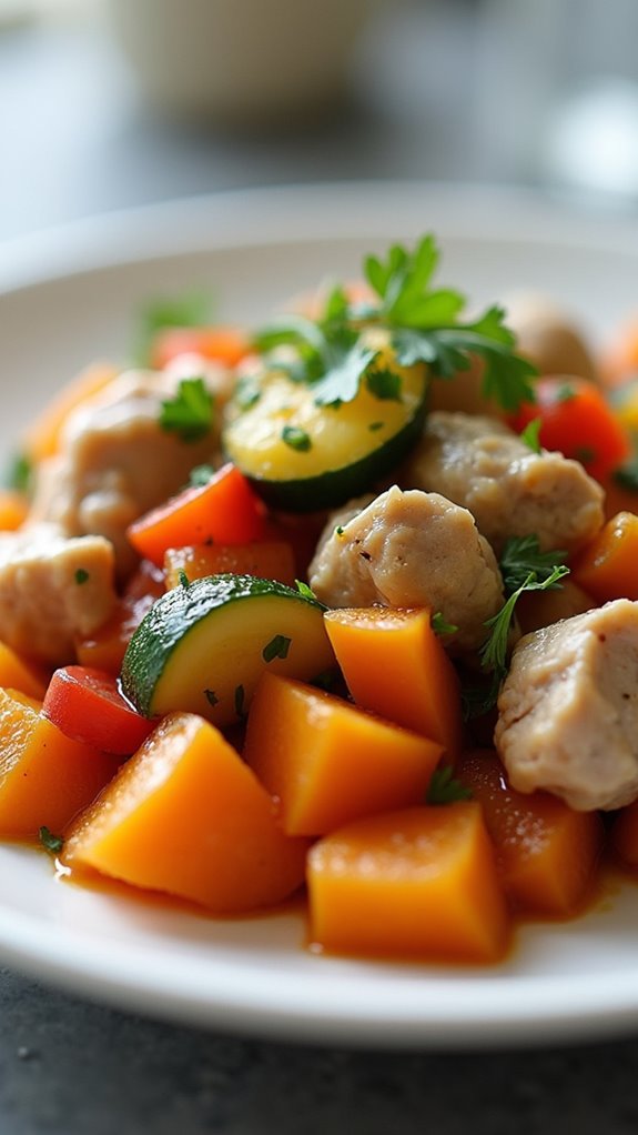 saut ing vegetables with garlic