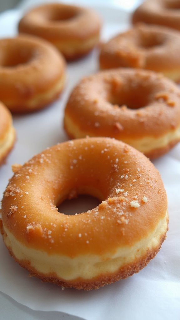 shaping donuts and resting