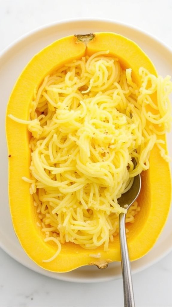 squash becomes golden strands