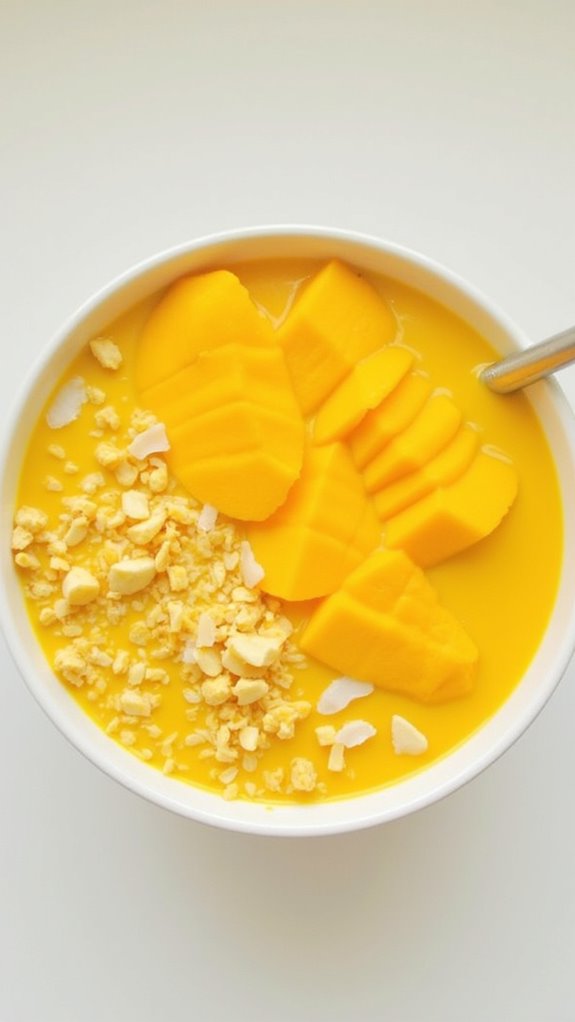 tropical mango smoothie bowl