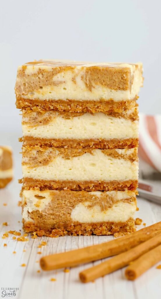 Pumpkin Cheesecake Bars