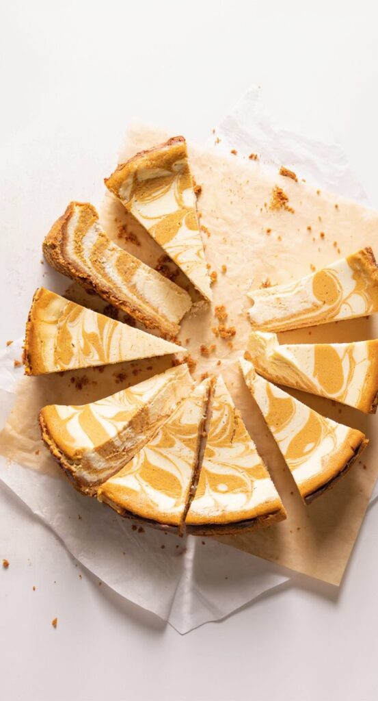 Pumpkin Swirl Cheesecake