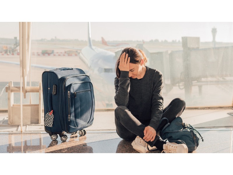 relax after a long flight