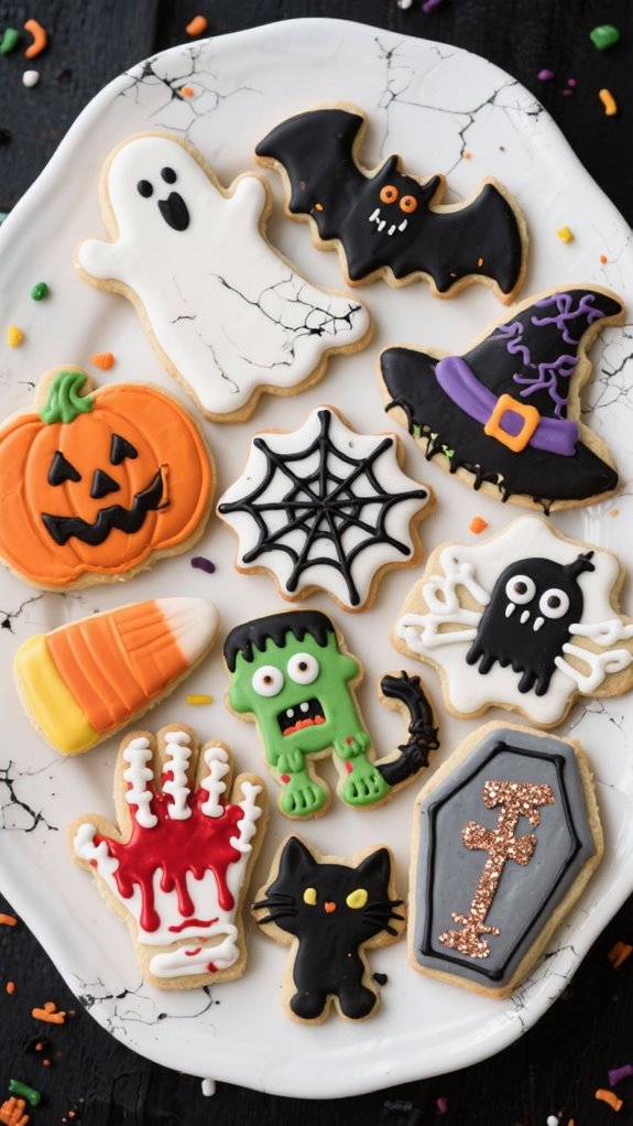 spooky halloween cookie decorations