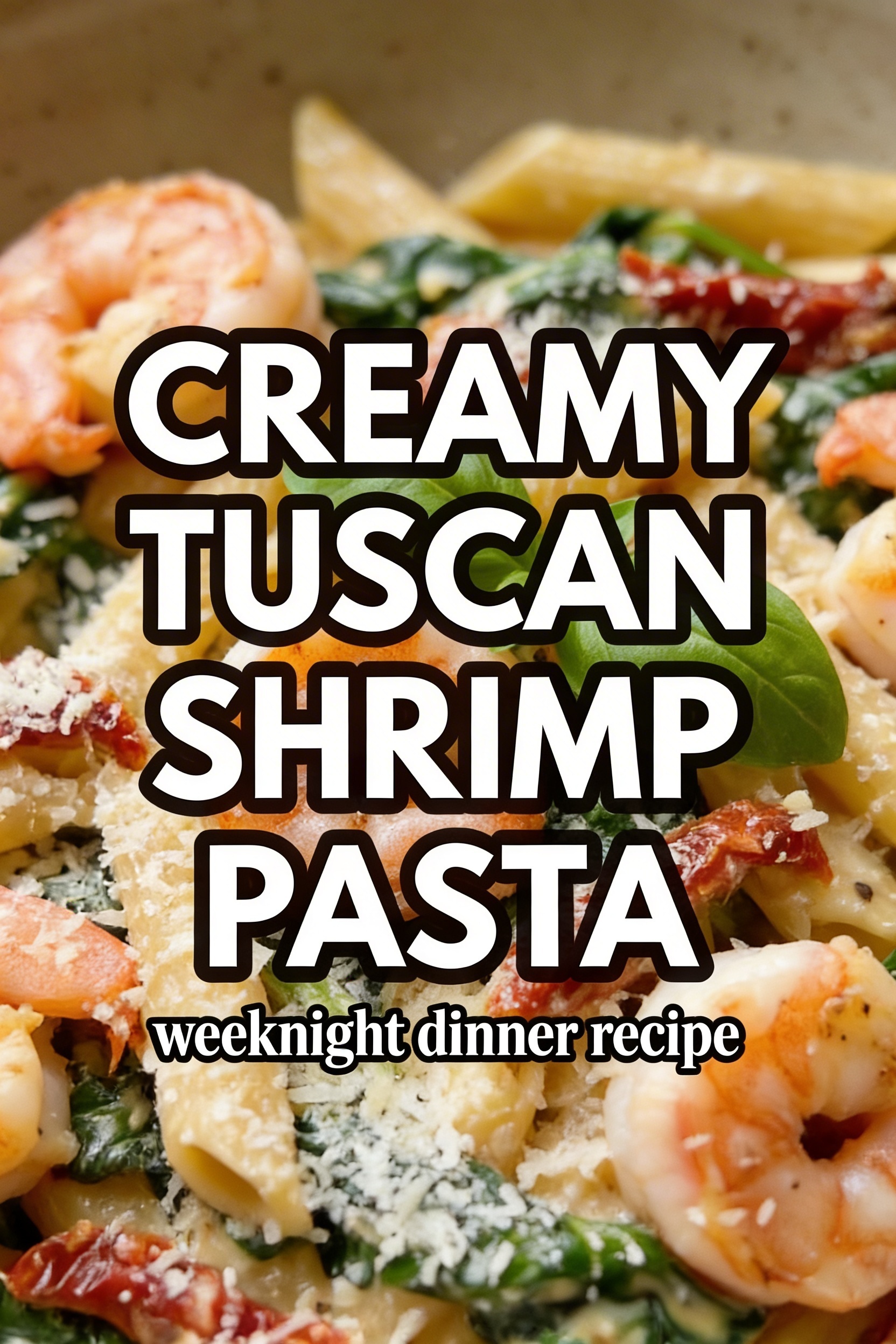 Creamy Tuscan Shrimp Pasta — Weeknight Dinner Recipe for Romantic Dinners That Takes Less Effort Than Ordering Takeout