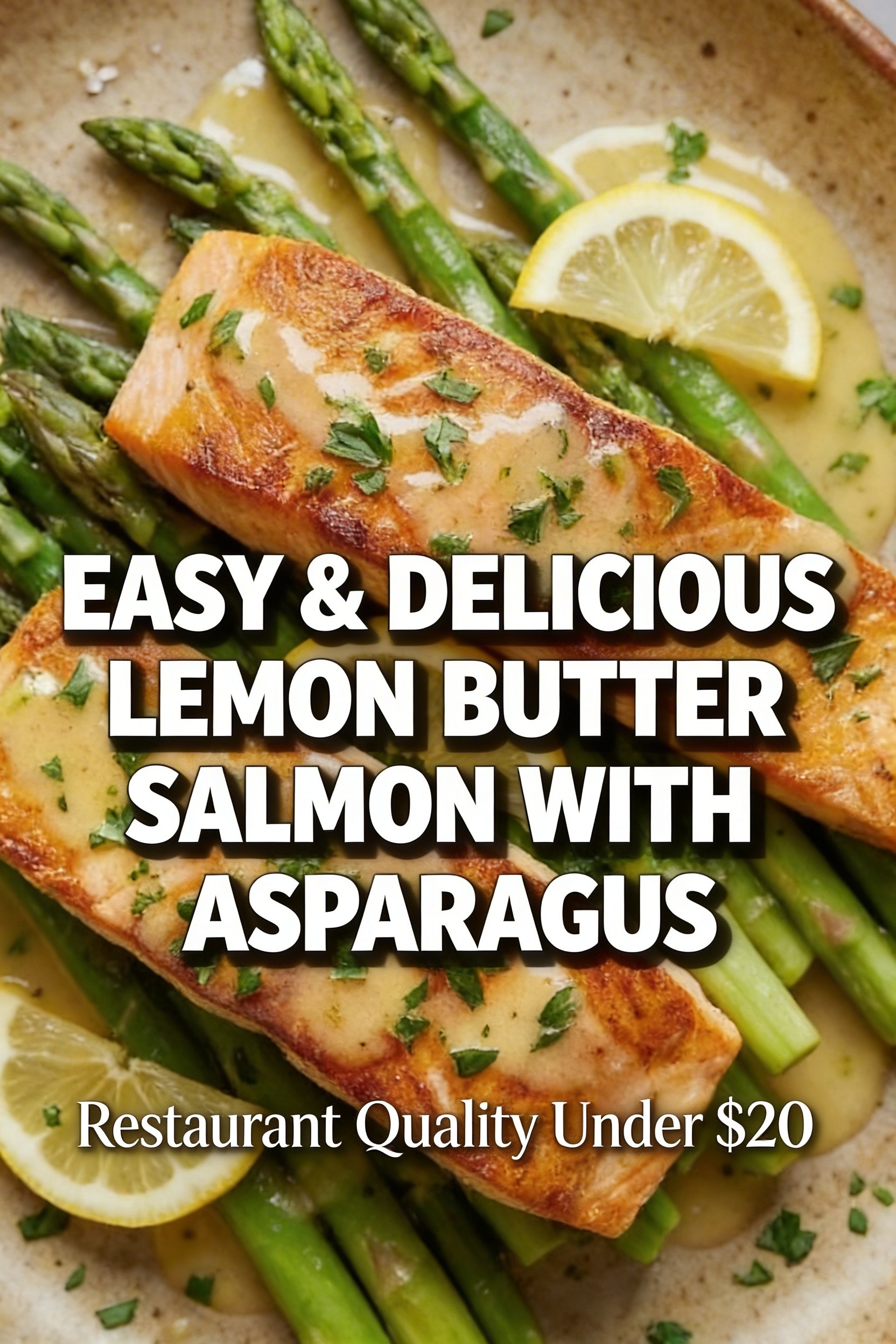 Lemon Butter Salmon with Asparagus – Restaurant Quality Spring Fish Dinner Under $20 That Tastes Like Fine Dining