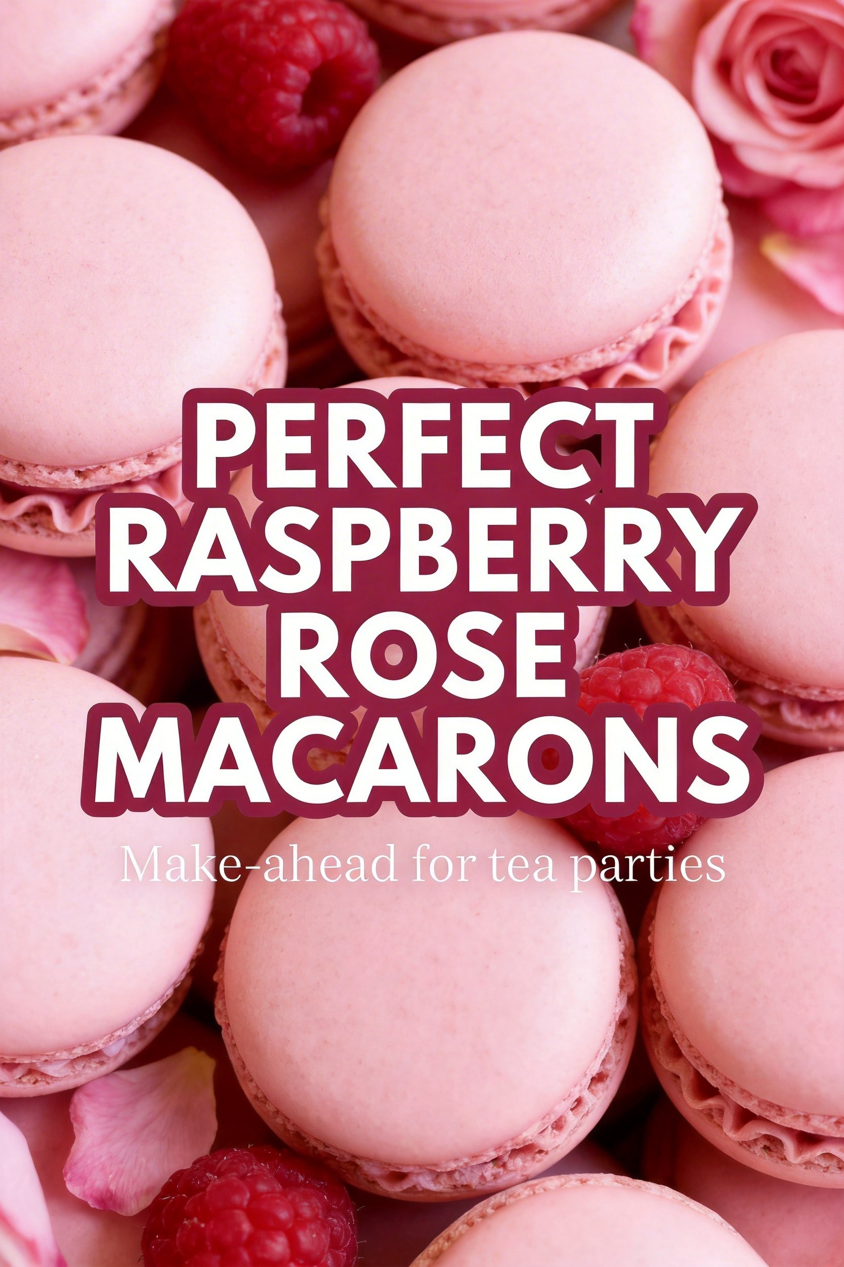 Raspberry Rose Macarons You Can Make Ahead for Tea Parties and Spring Brunches Without Stress