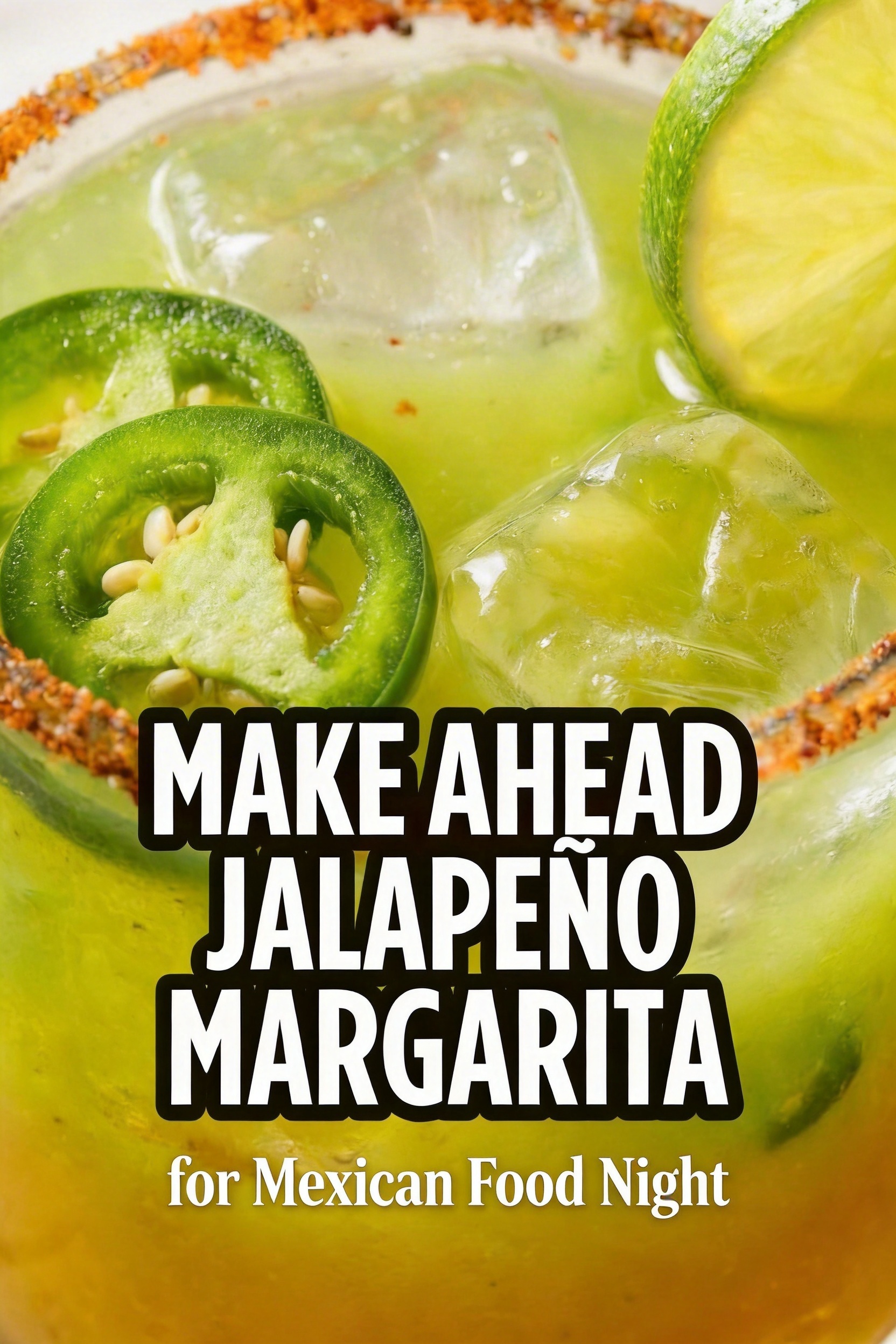 Make Ahead Jalapeño Margarita for Mexican Food Night That Costs $3 Per Glass vs $15 at Restaurants