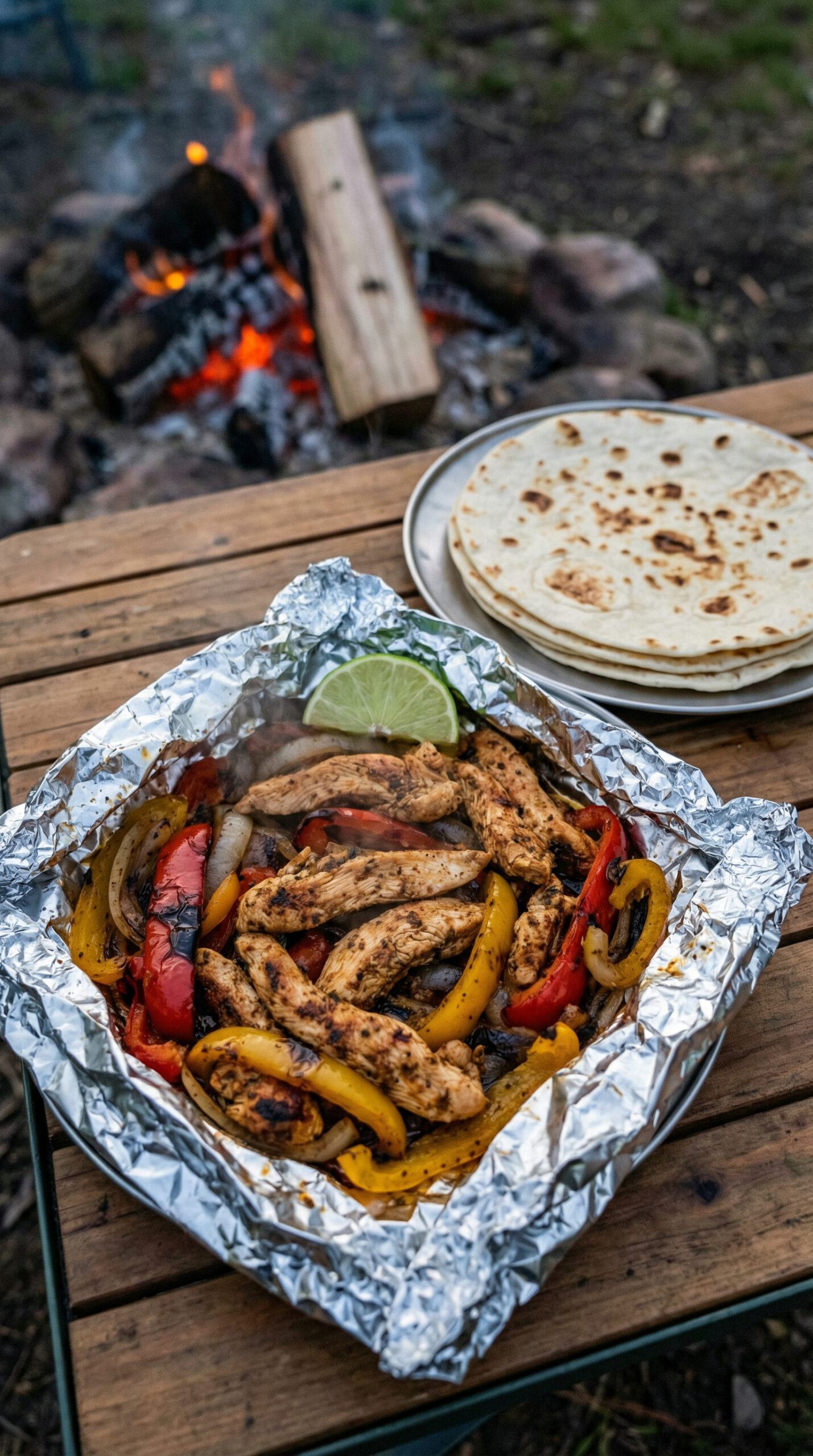 2. Chicken Fajita Foil Packets