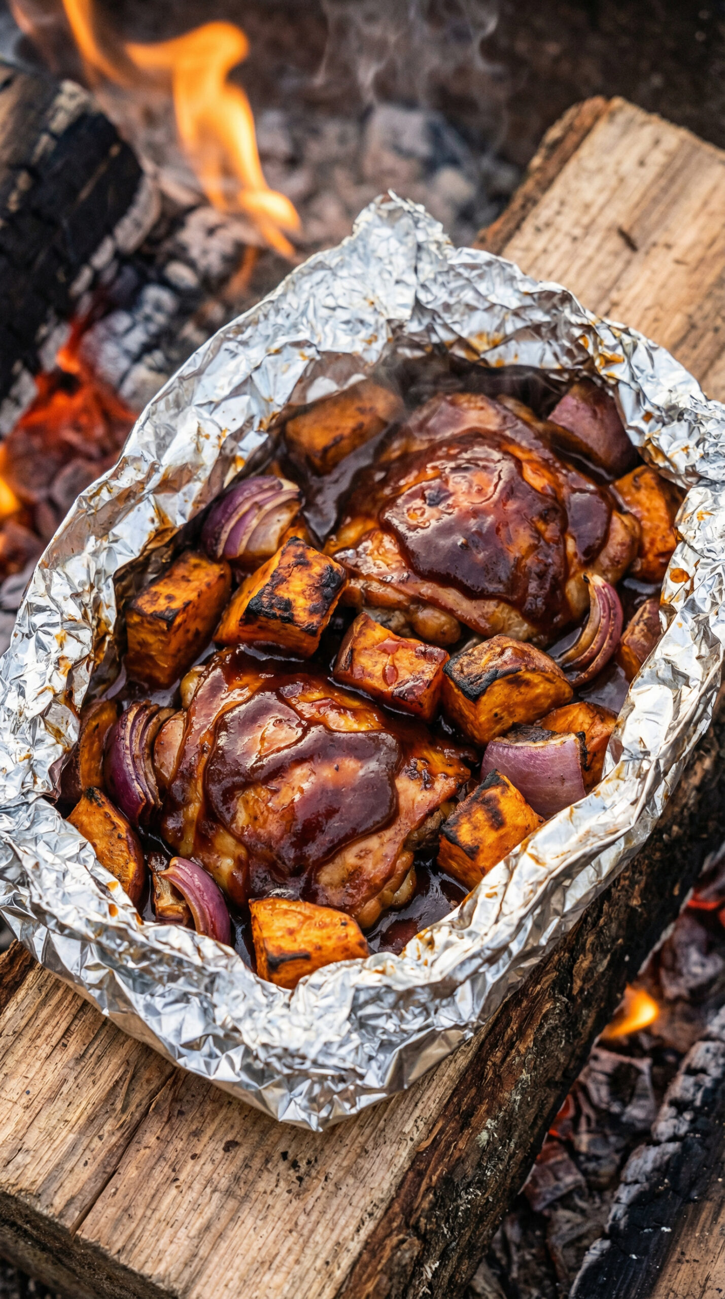 5. BBQ Chicken and Sweet Potato