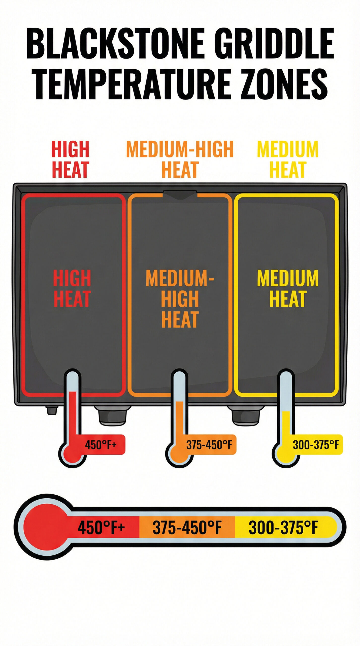 Griddle Temps Quick Reference