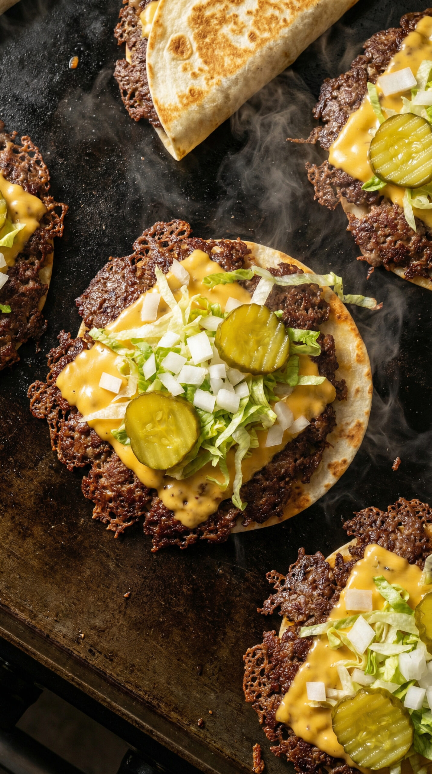 1. Smash Burger Tacos